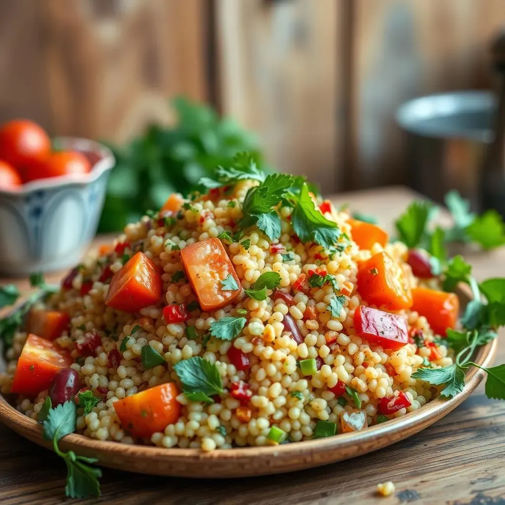 Ultimate Mediterranean Israeli Couscous Salad Recipe