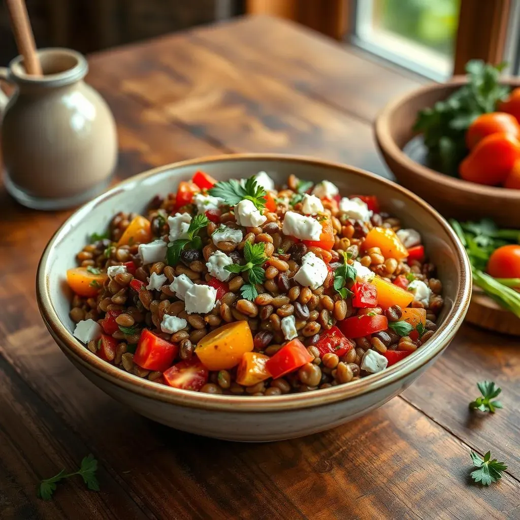 Absolute Mediterranean lentil salad recipe easy