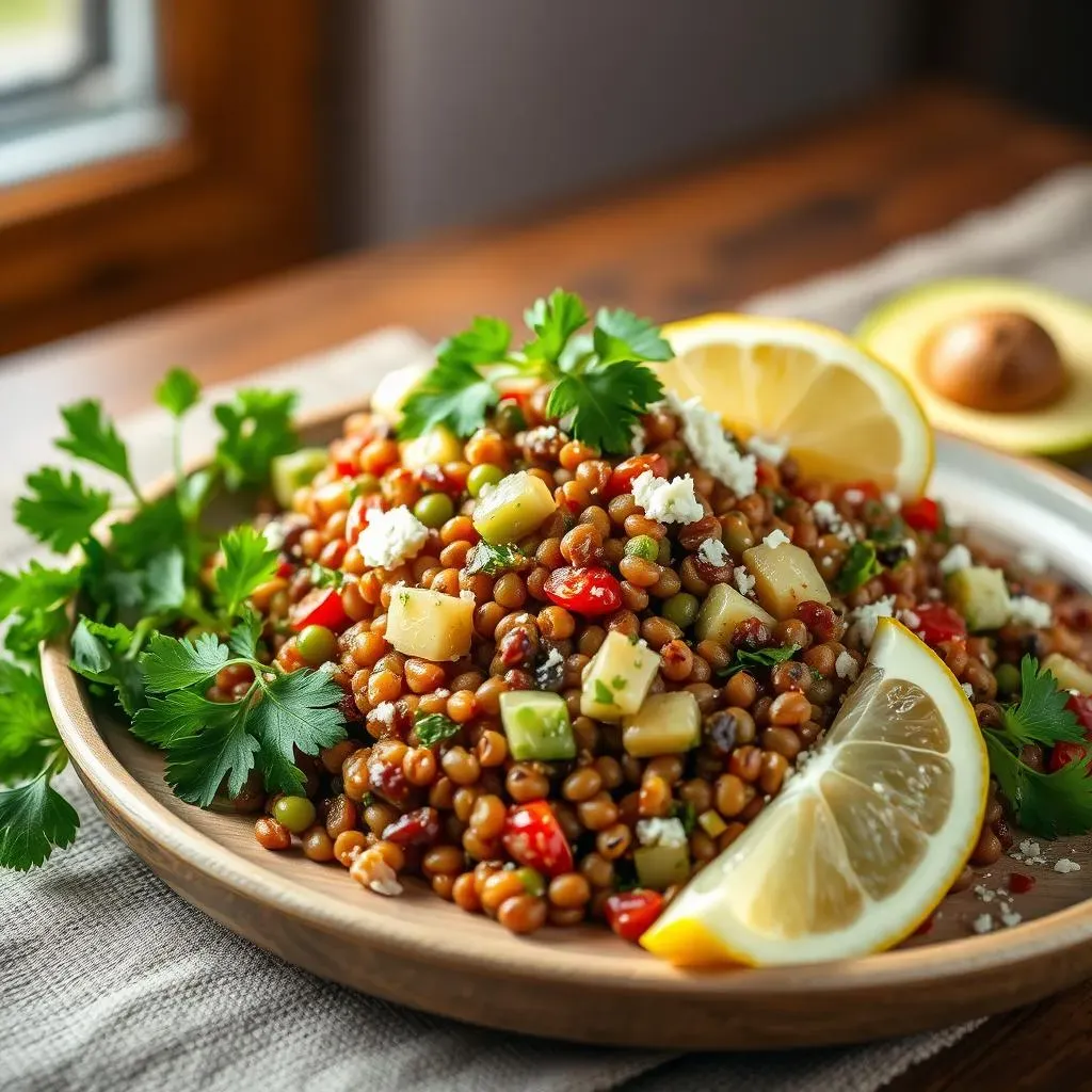 Ultimate Mediterranean Lentil Salad with Avocado Recipe