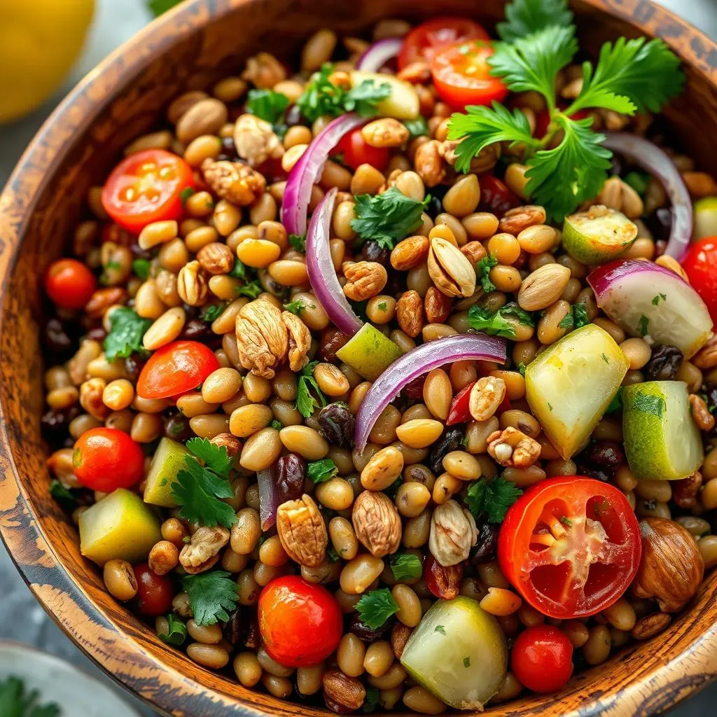 Ultimate Mediterranean Lentil Salad with Nuts Recipe