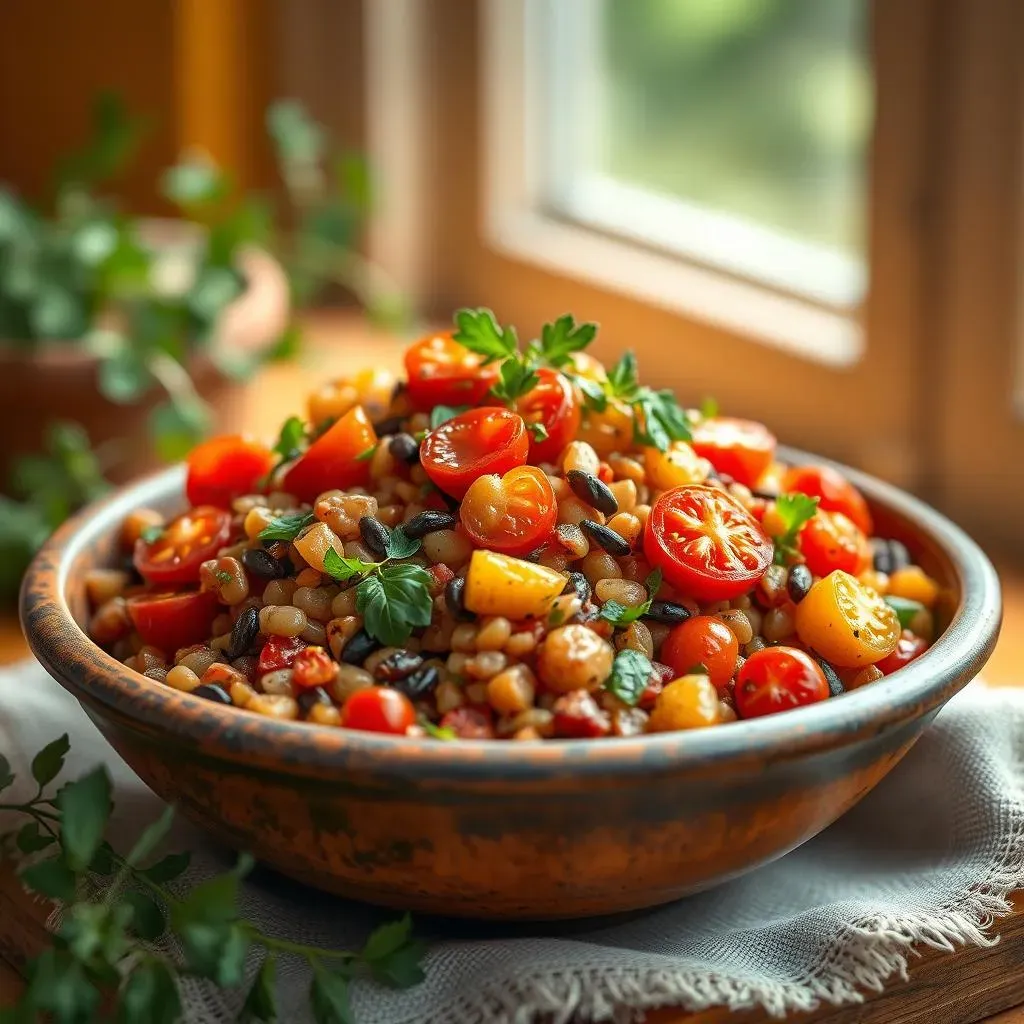 Amazing Mediterranean Lentil Salad with Tomatoes Recipe