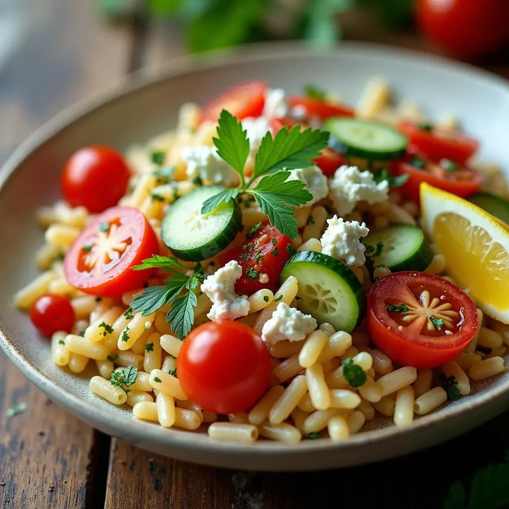 Mediterranean Orzo Salad for Weight Loss: Super Quick Recipe!