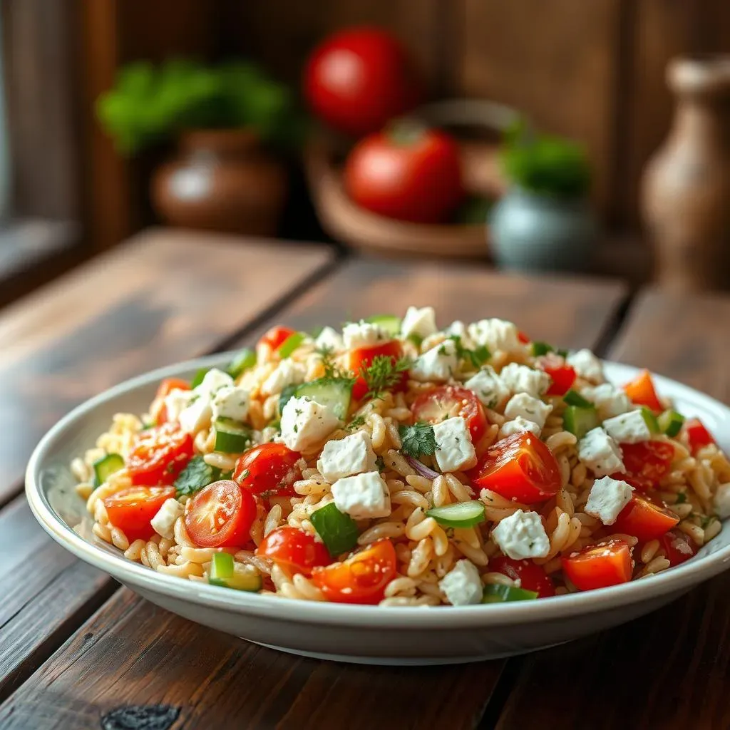 Mediterranean Orzo Salad: Ingredients and Flavor