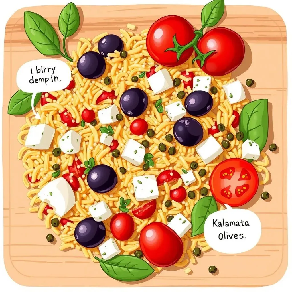 Mediterranean Orzo Salad: Ingredients and Their Roles