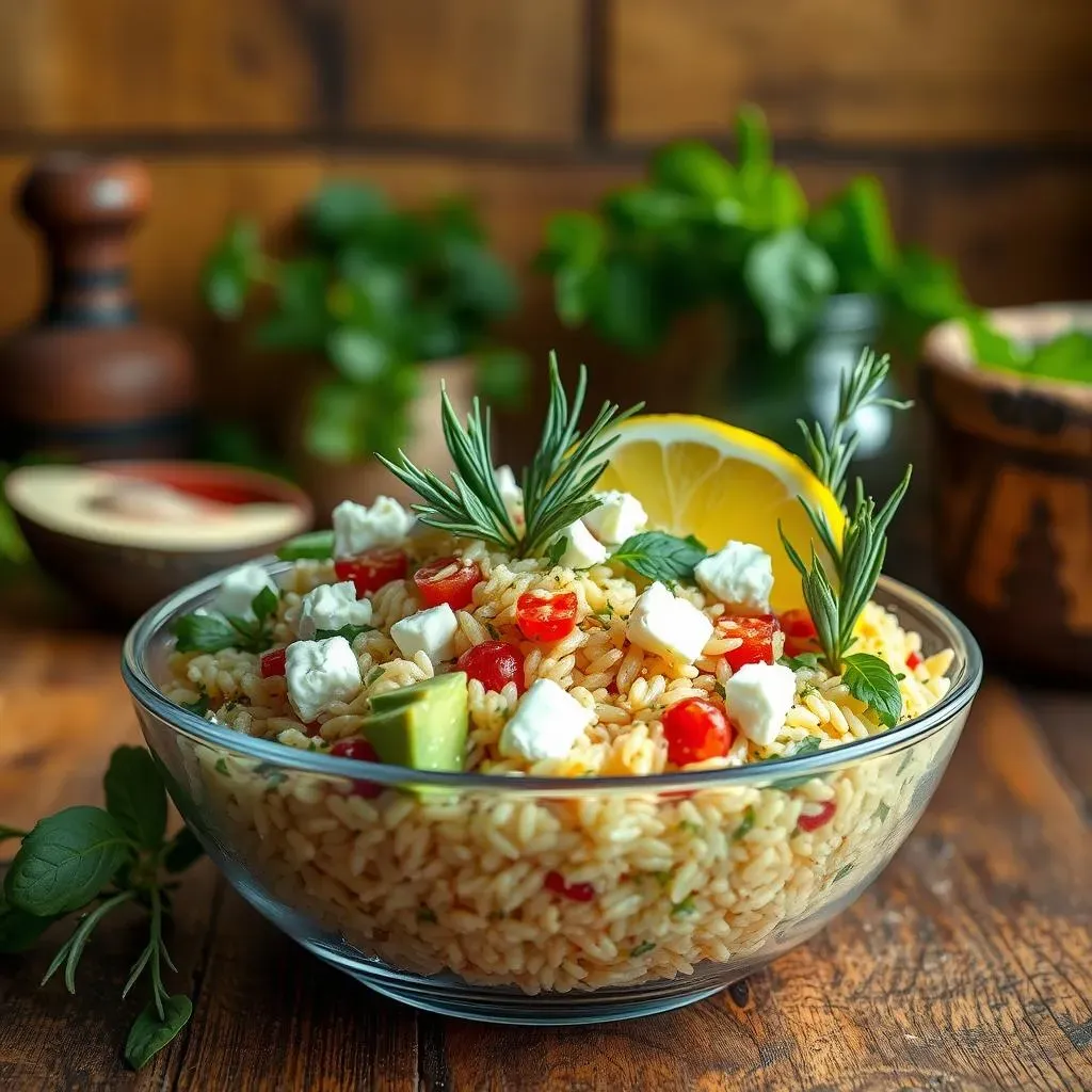 Amazing Mediterranean orzo salad with avocado Recipe