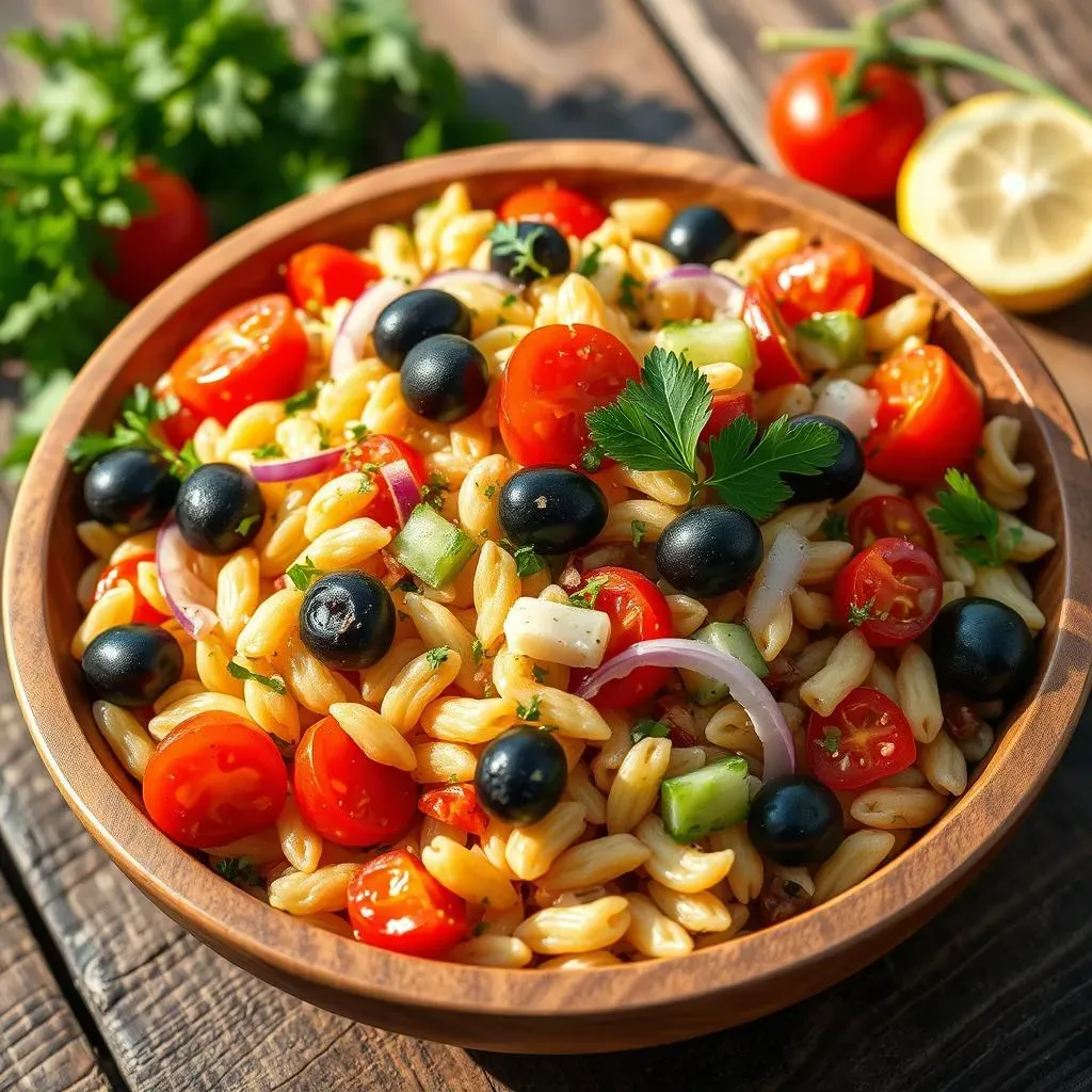 Ultimate Mediterranean Orzo Salad with Olives Recipe