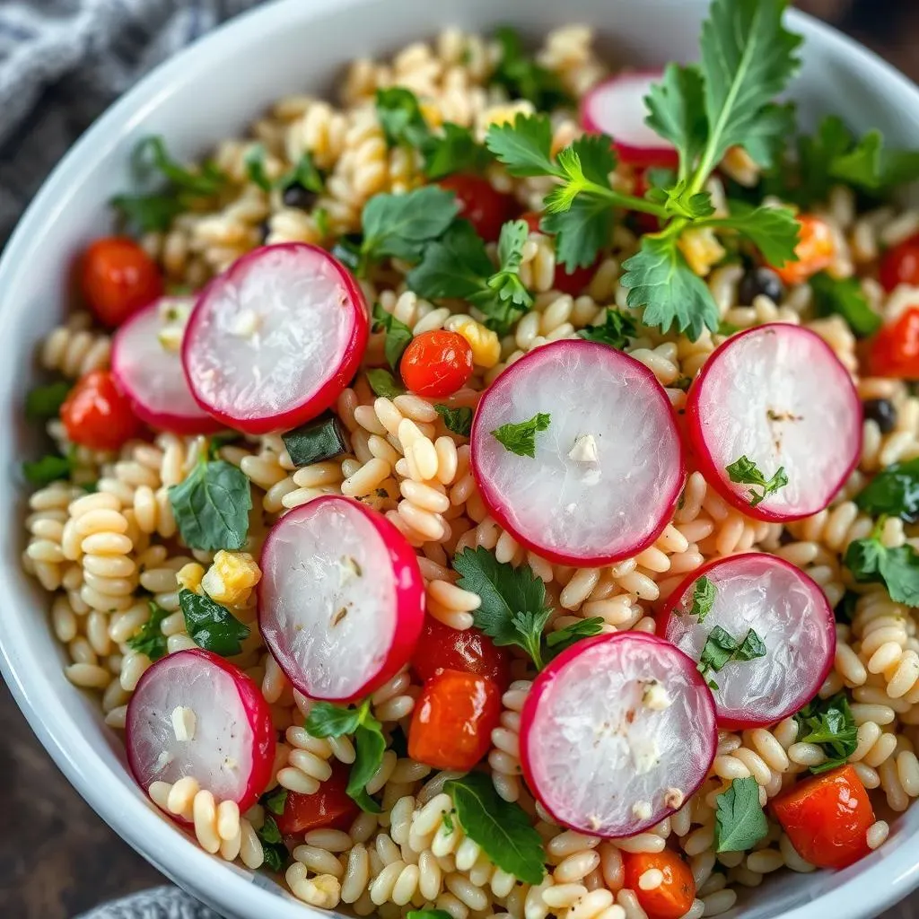 Ultimate Mediterranean Orzo Salad with Radishes Recipe