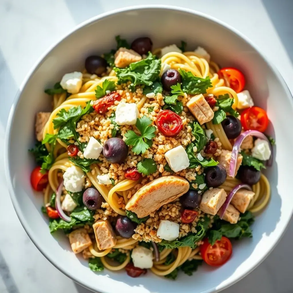 Mediterranean Pasta and Kale Salad: Variations and Serving Suggestions