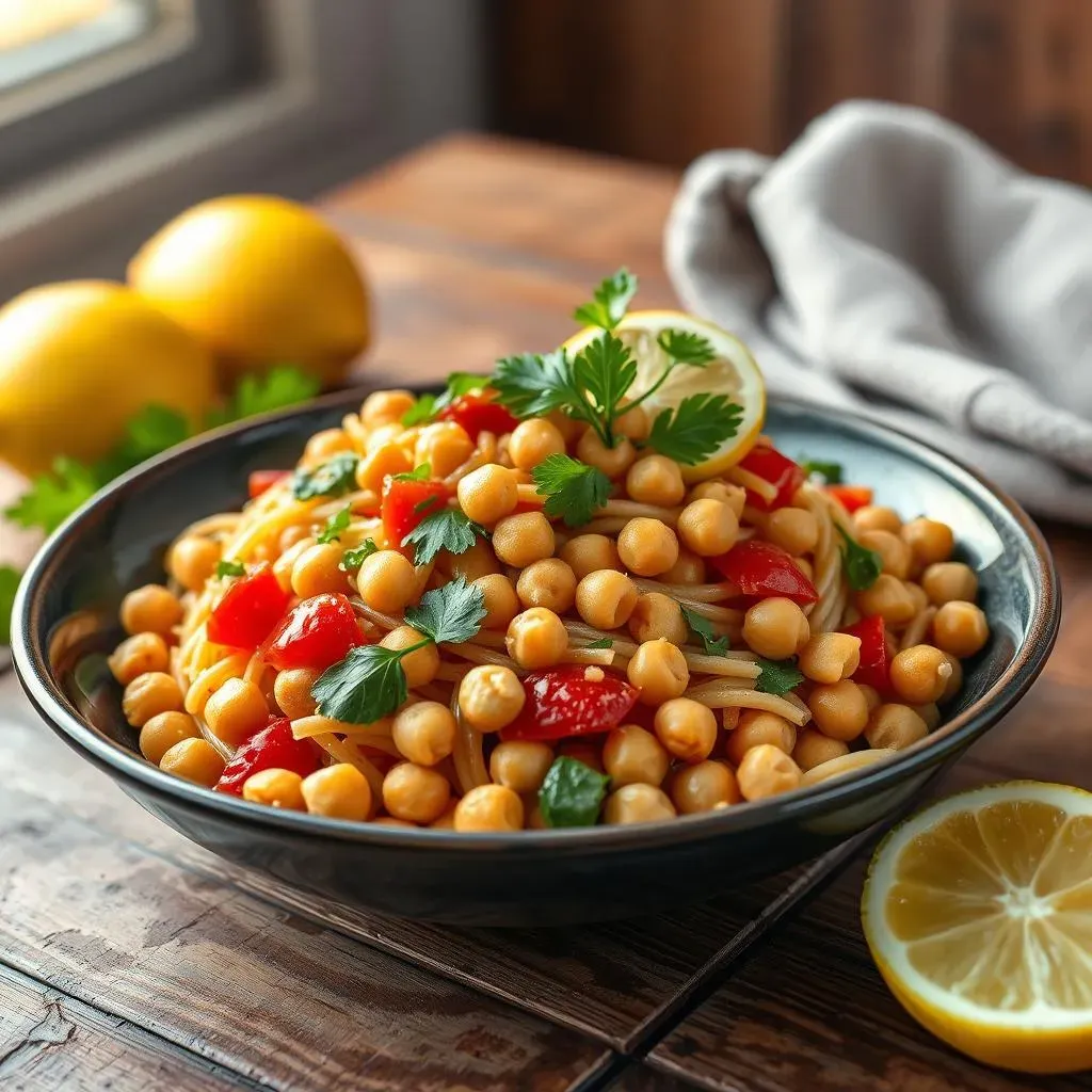 Amazing Mediterranean Pasta Salad Chickpeas Recipe