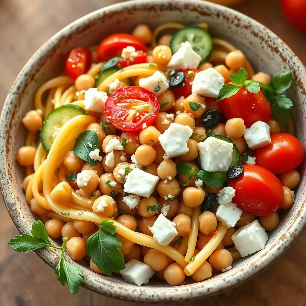 Ultimate Mediterranean Pasta Salad Recipe with Chickpeas