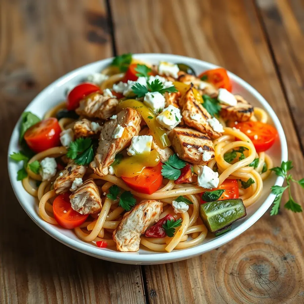 Ultimate Mediterranean Pasta Salad with Chicken Recipe