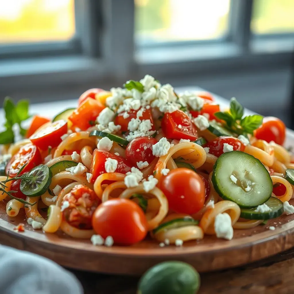 Ultimate Mediterranean Pasta Salad with Cucumbers Recipe