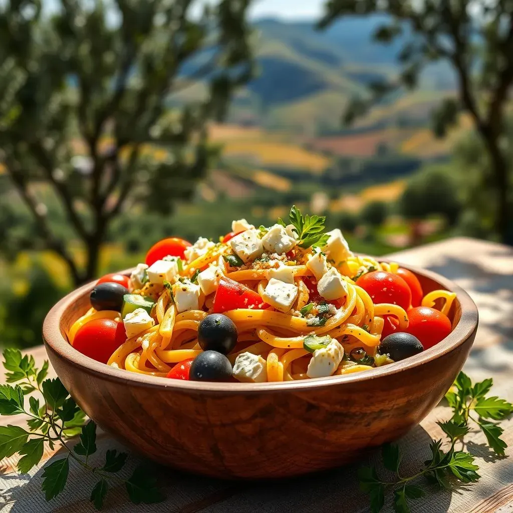 Amazing Mediterranean Pasta Salad with Feta Recipe