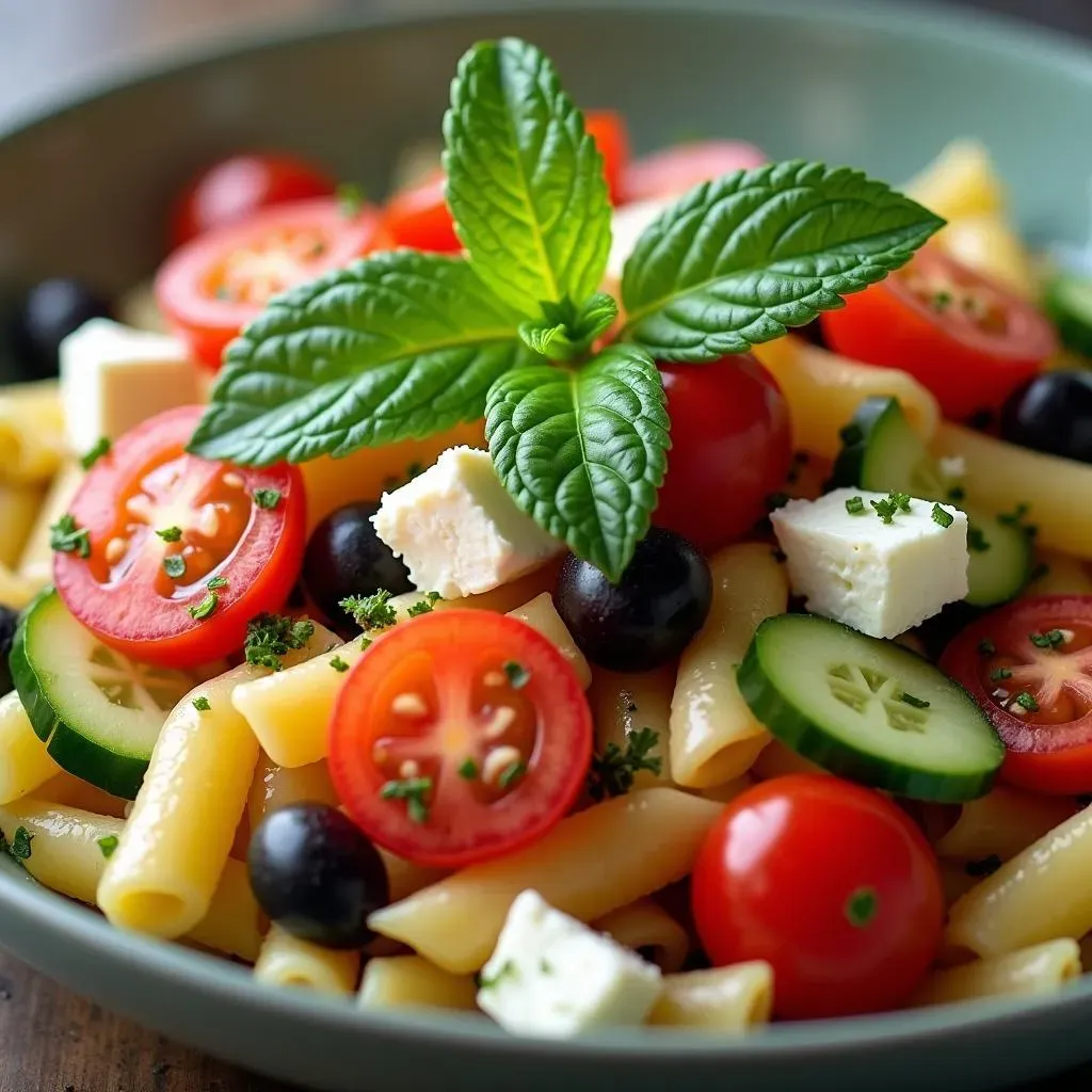 Mediterranean Pasta Salad with Mint: Serving, Storing, and Swaps