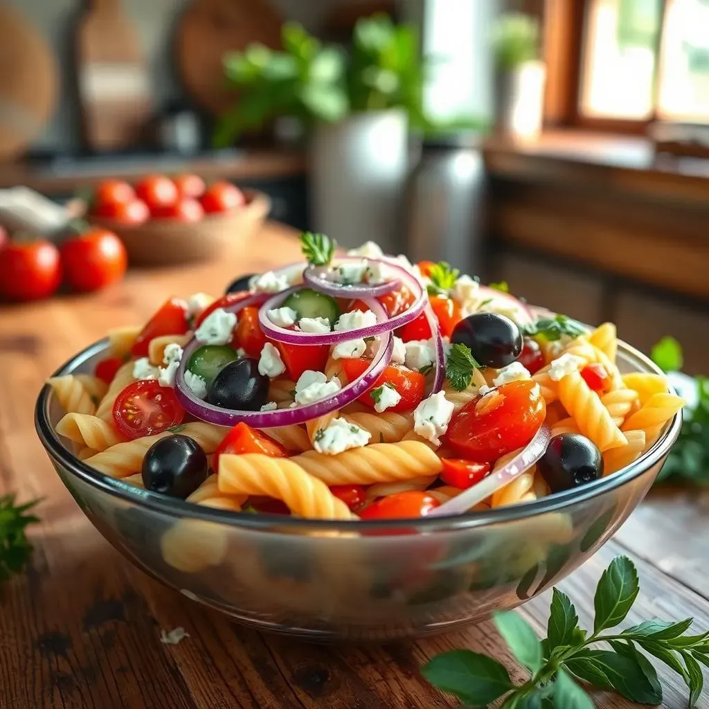 Ultimate Mediterranean Pasta Salad with Red Onion Recipe