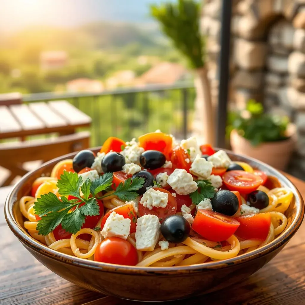 Amazing Mediterranean Pasta Salad with Tomatoes: Recipe