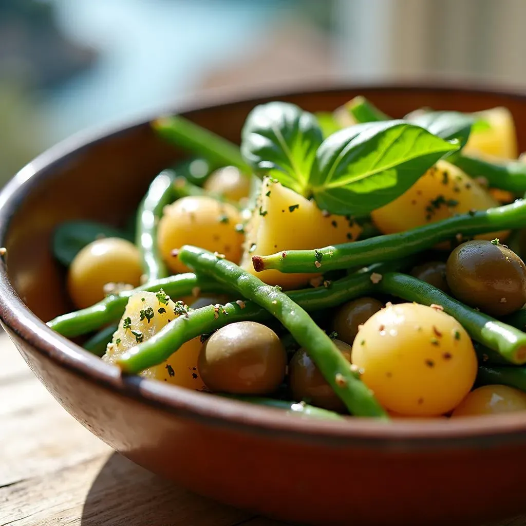 Amazing Mediterranean Potato and Green Bean Salad Recipe
