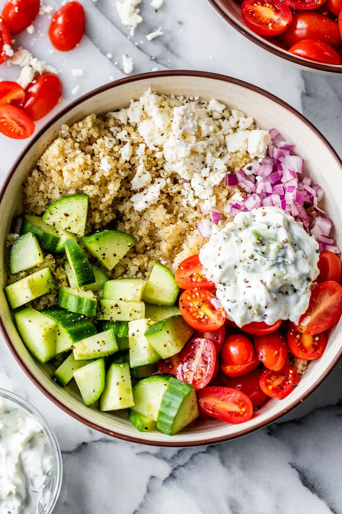 Easy Mediterranean Quinoa Bowl Dressing Recipe