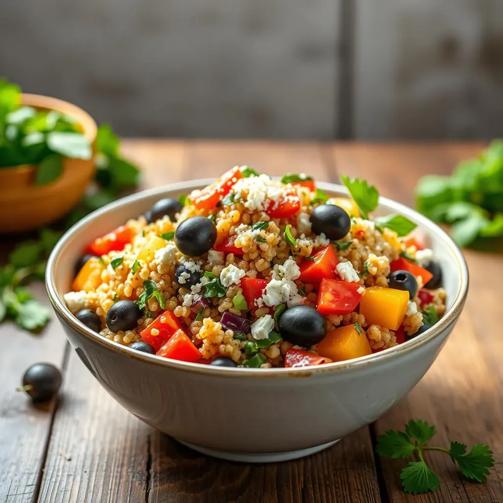 Ultimate Mediterranean Quinoa Salad (Gluten Free)