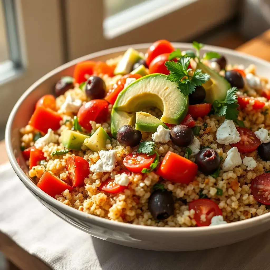 Ultimate Mediterranean Quinoa Salad with Avocado