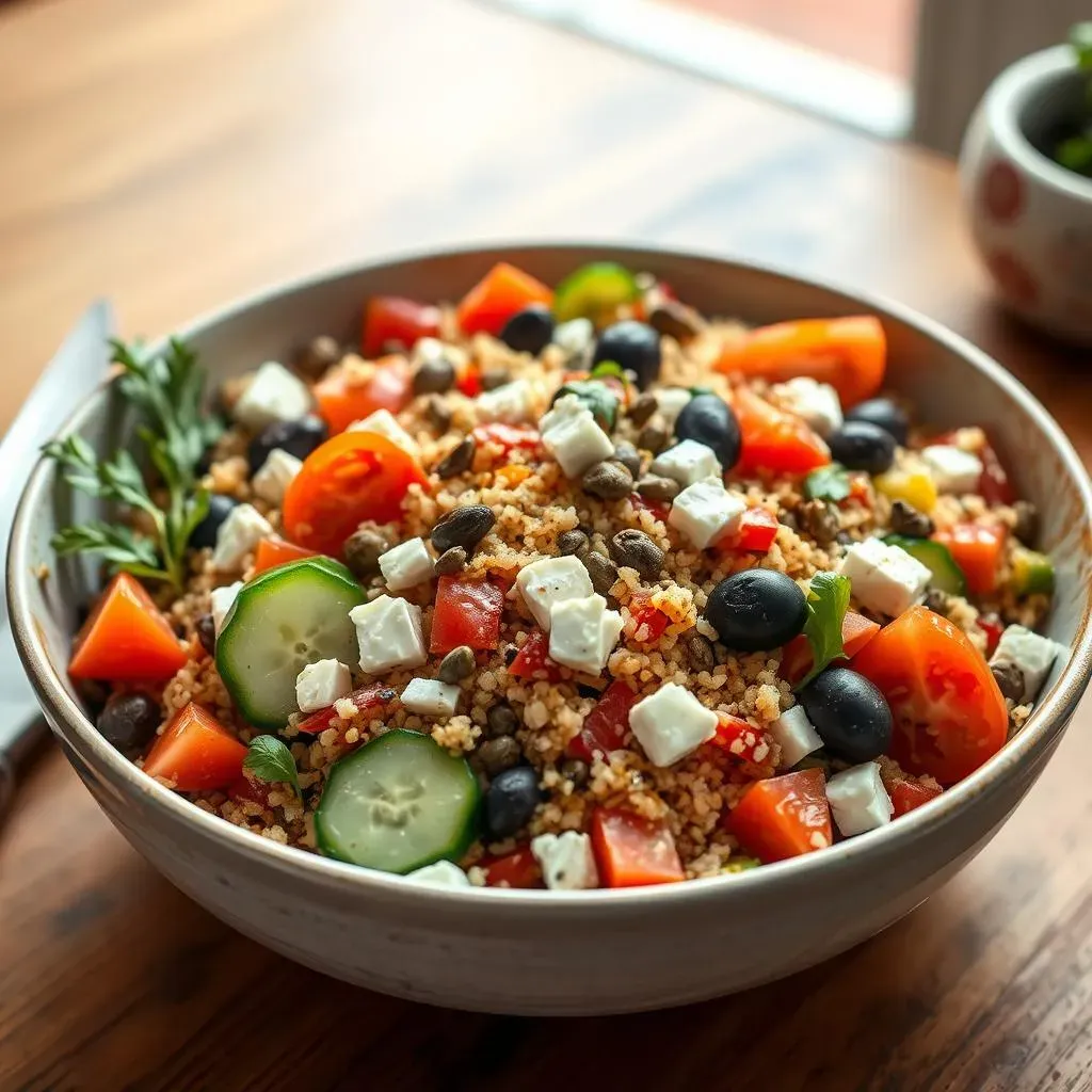 Amazing Mediterranean Quinoa Salad with Capers