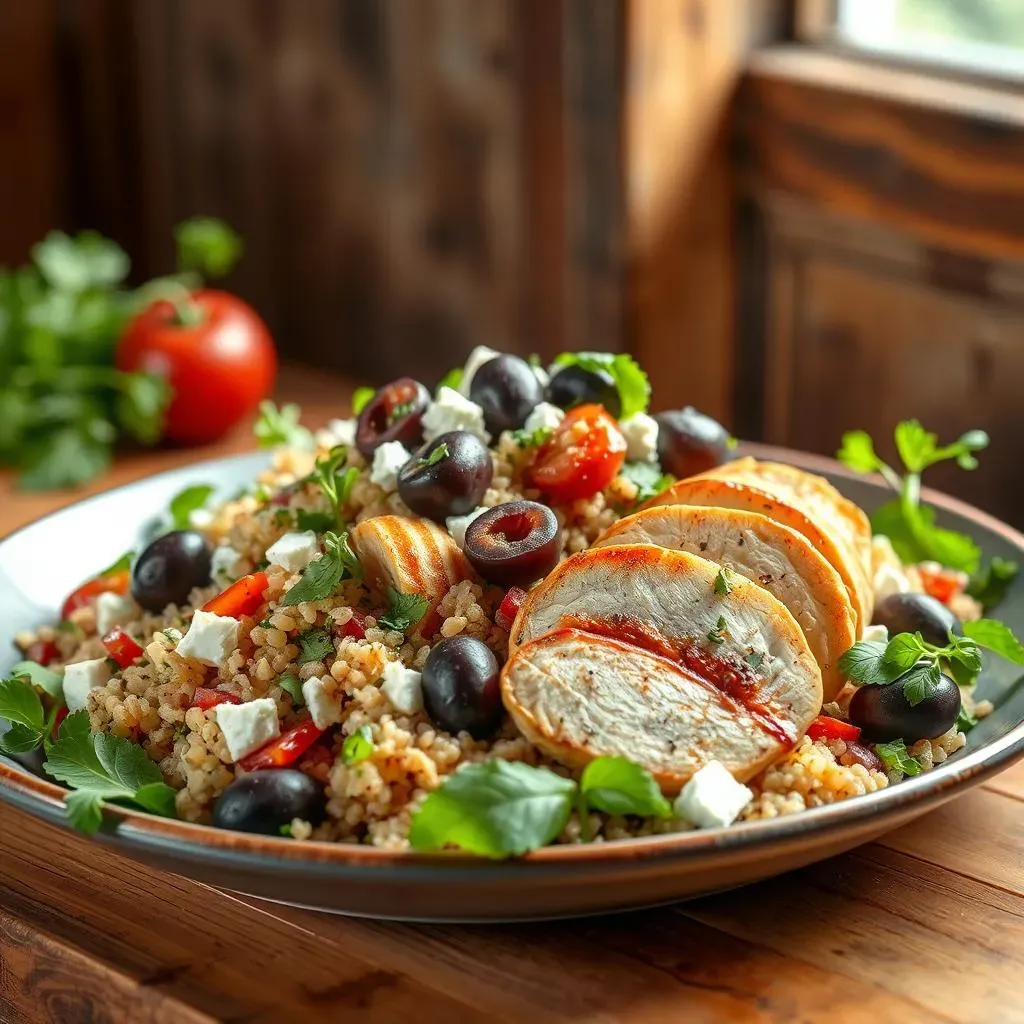 Ultimate Mediterranean Quinoa Salad with Grilled Chicken