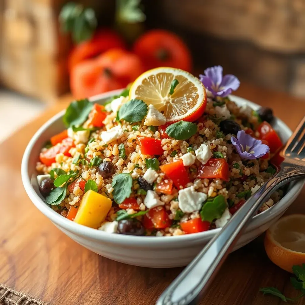 Ultimate Mediterranean Quinoa Salad with Lemon