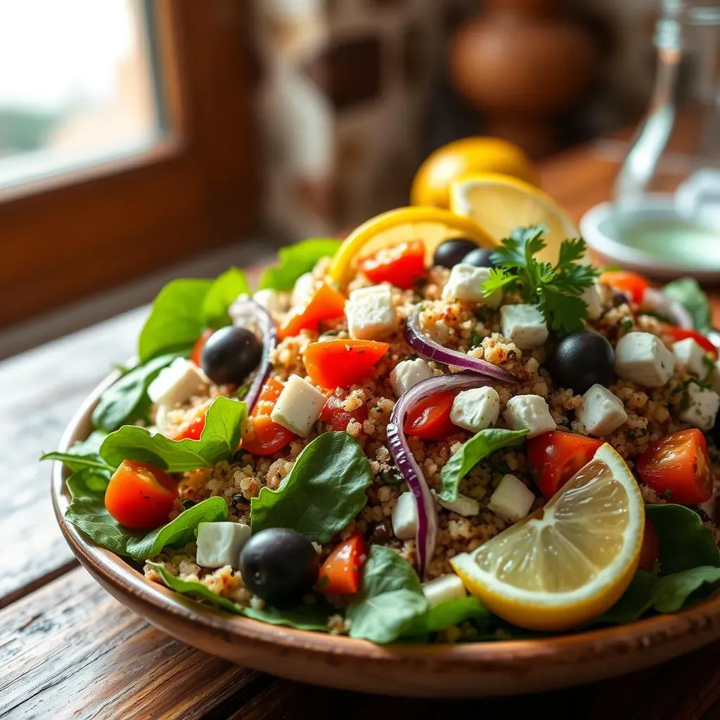 Ultimate Mediterranean Quinoa Salad with Spinach