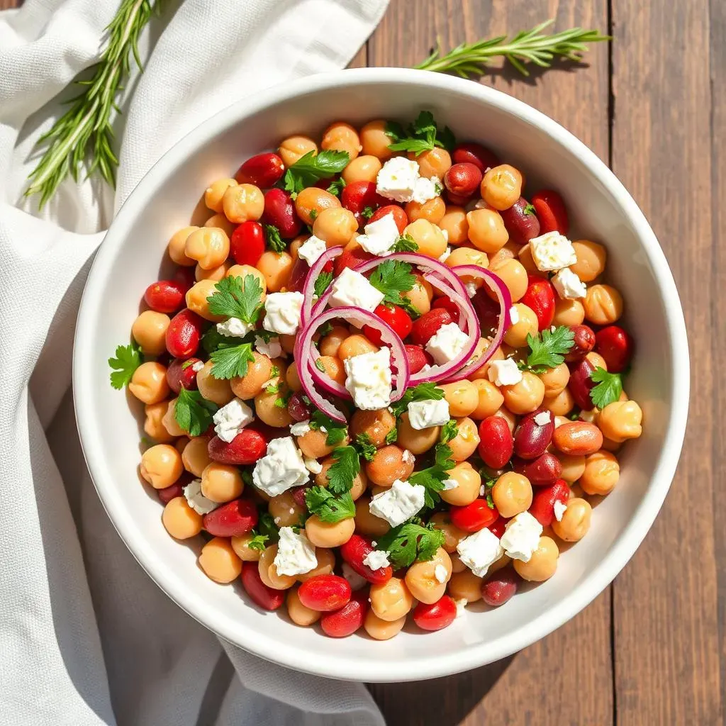 Ultimate Mediterranean Three Bean Salad: A Flavor Explosion!
