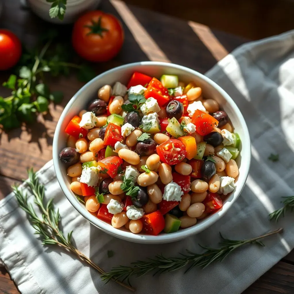 Ultimate Mediterranean White Bean Salad Recipe: Quick & Easy