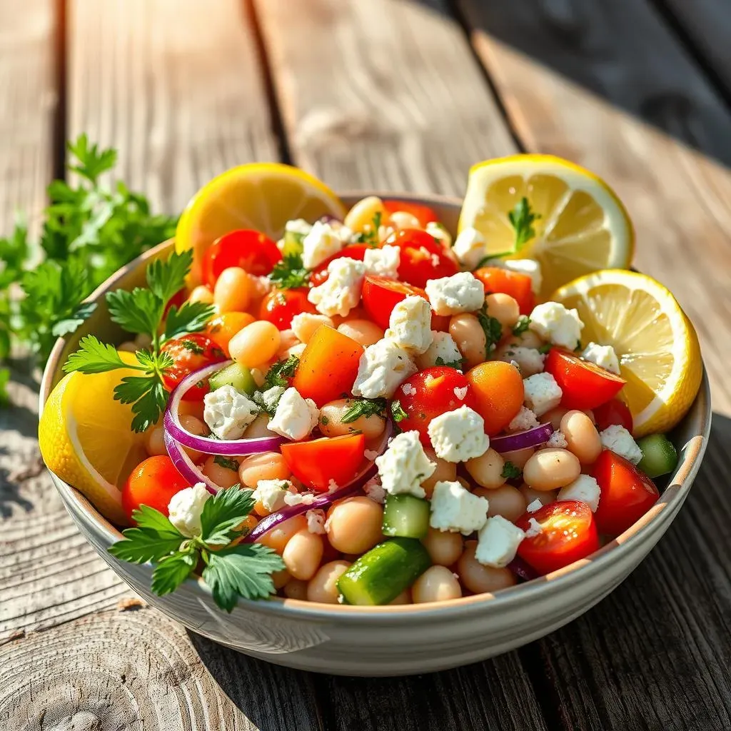 Ultimate Mediterranean White Bean Salad with Feta Recipe