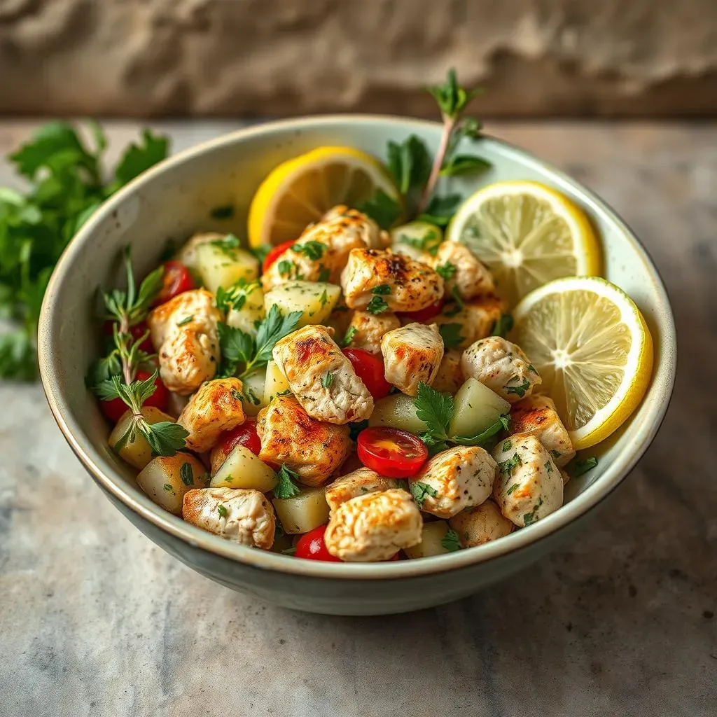 Nutritional Benefits of Lemon Herb Mediterranean Chicken Salad