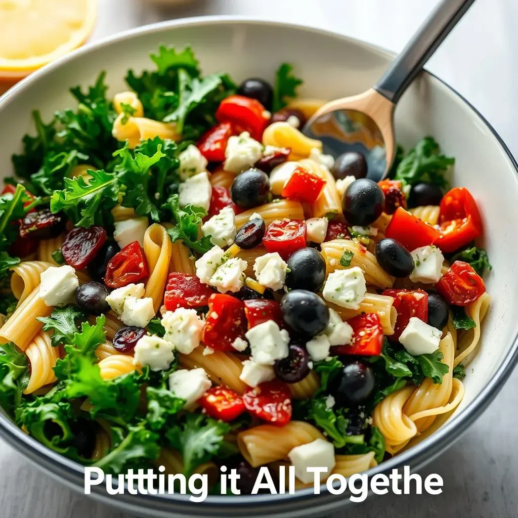 Putting It All Together: Making Your Mediterranean Kale Pasta Salad