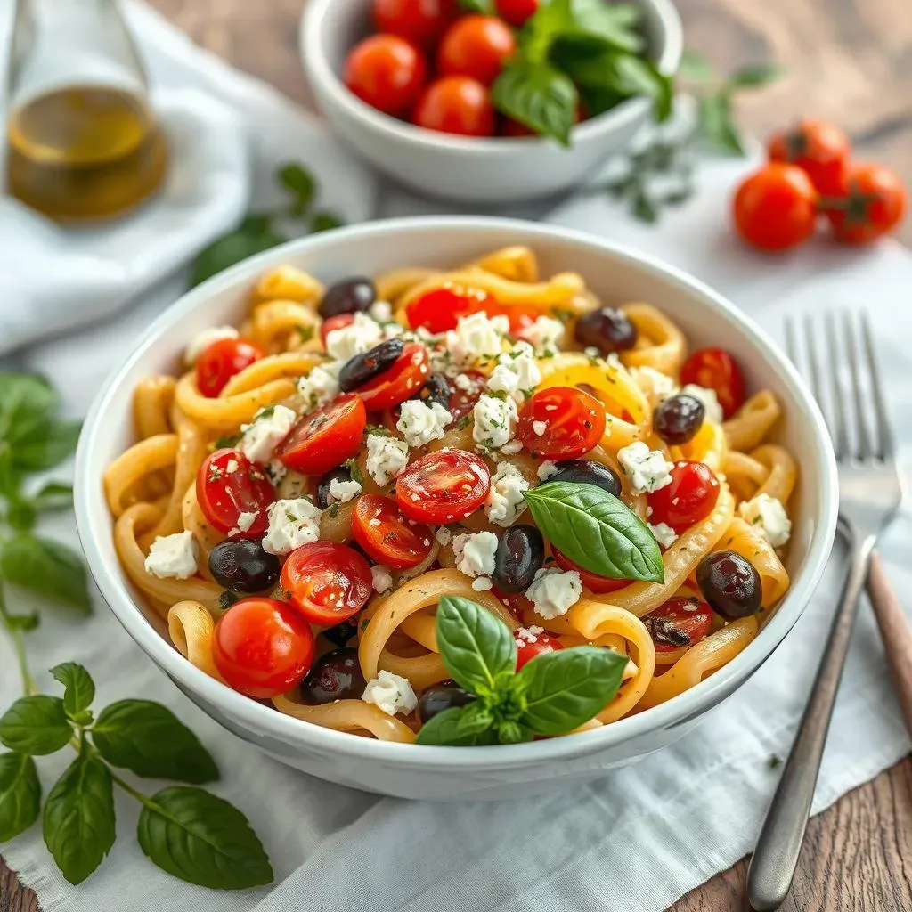 Putting It All Together: StepbyStep Guide for Mediterranean Pasta Salad with Tomatoes