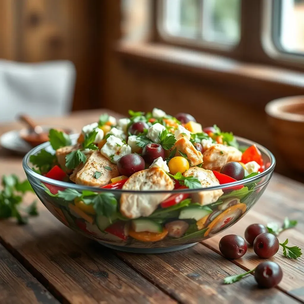 Quick & Easy Mediterranean Chicken Salad Lunch Ideas