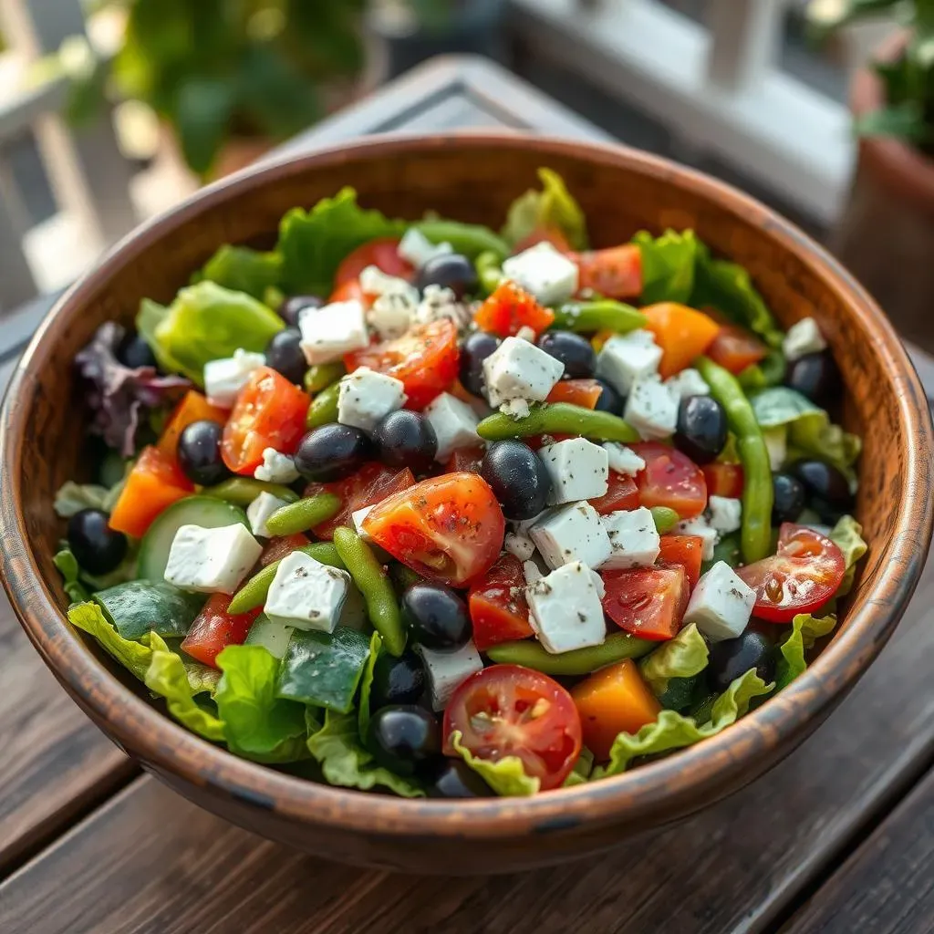 Serving and Enjoying Your Edamame Greek Salad