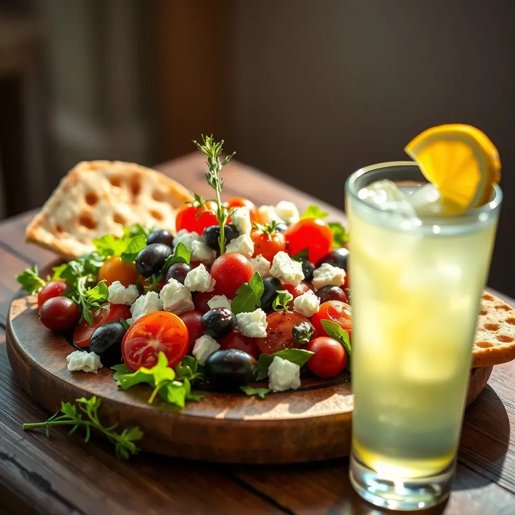 Serving and Enjoying Your Greek Mediterranean Salad Recipe