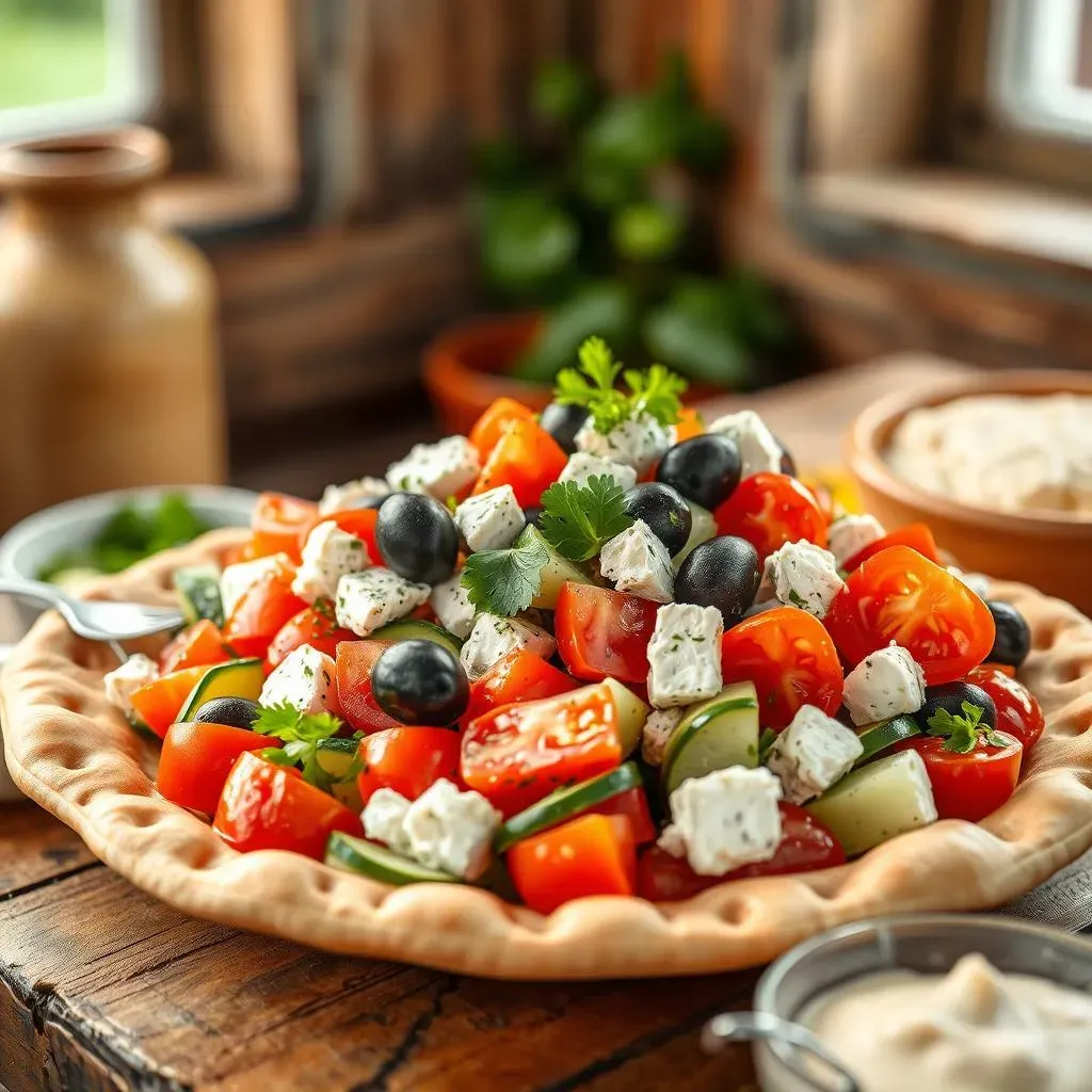 Serving and Enjoying Your Mediterranean Greek Salad