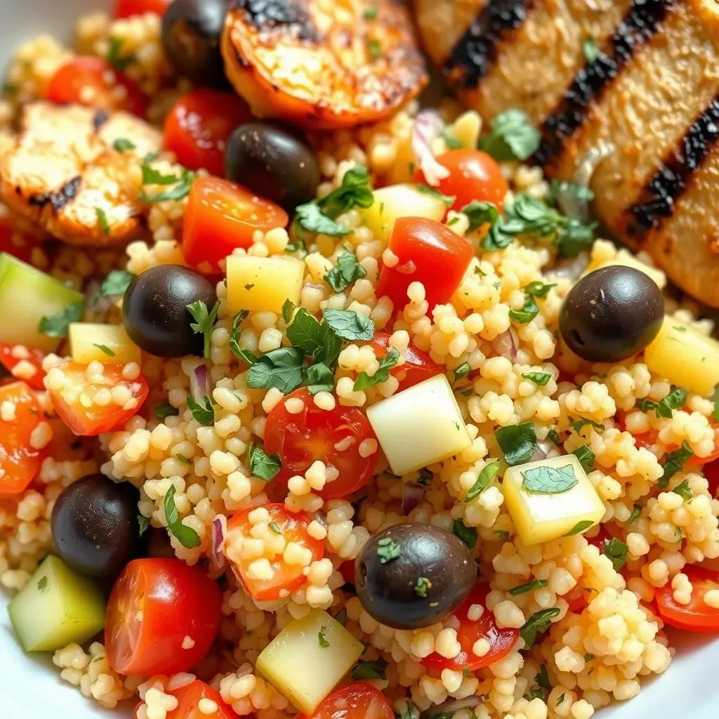 Serving and Enjoying Your Mediterranean Israeli Couscous Salad