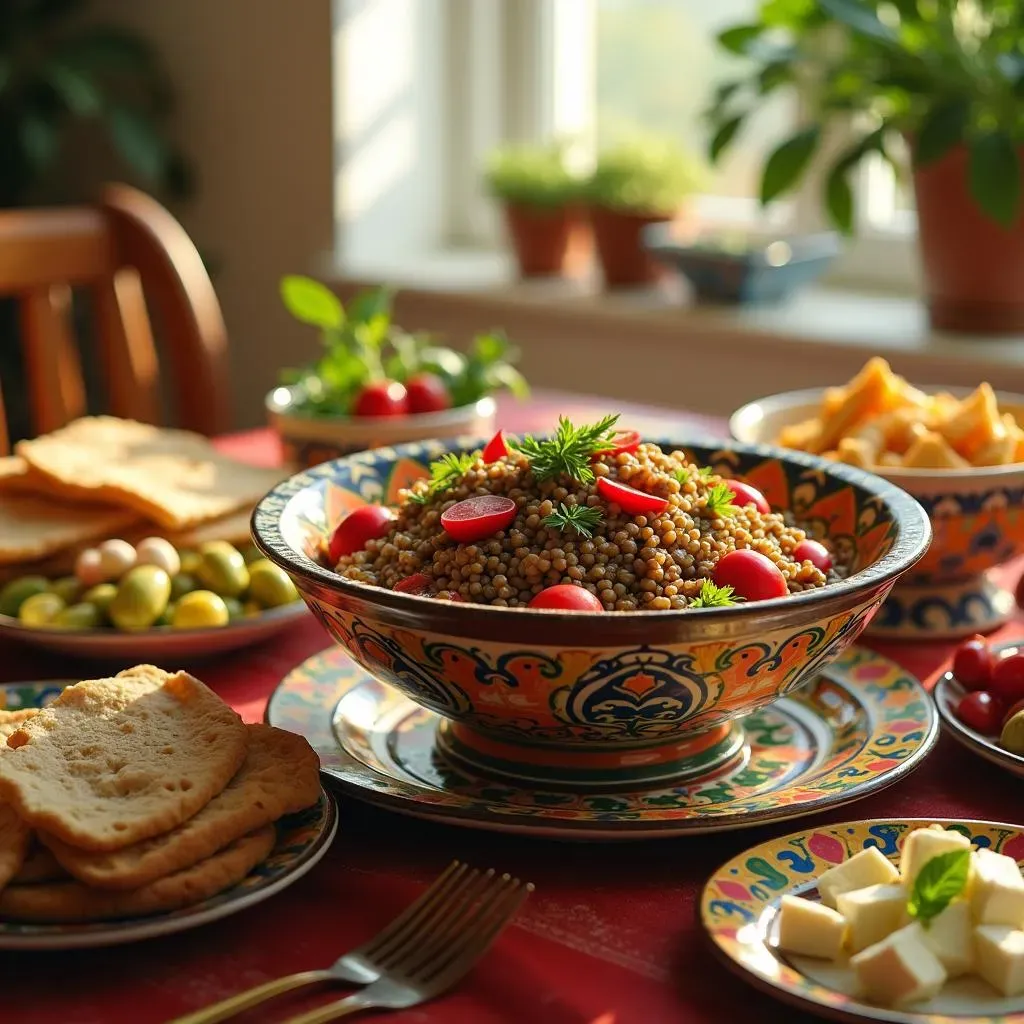 Serving and Enjoying Your Mediterranean Lentil Salad with Radishes