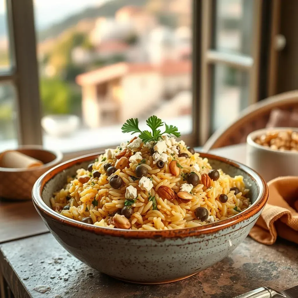 Serving and Enjoying Your Mediterranean Orzo Salad with Capers