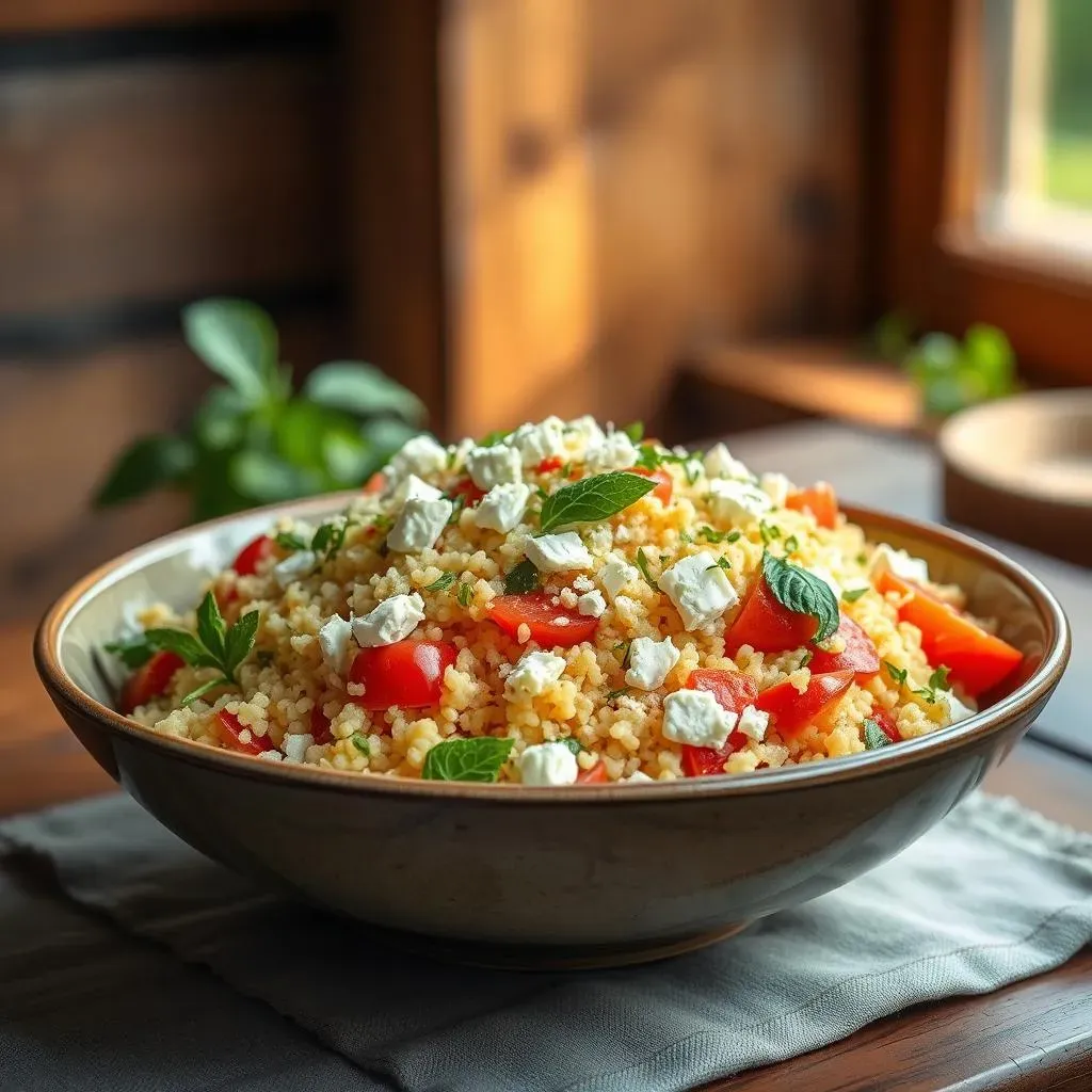 Serving and Presenting Your Mediterranean Couscous Salad for Maximum Impact