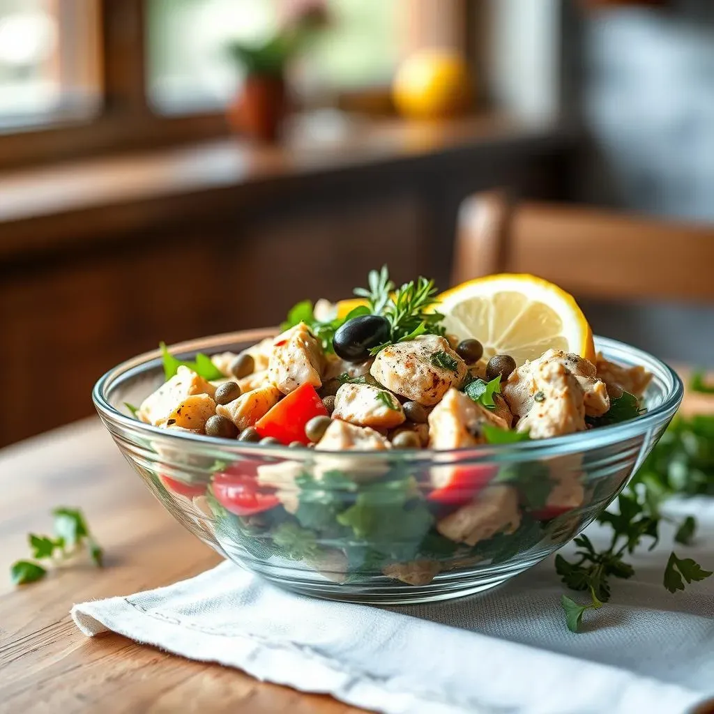 Serving and Storing Your Delicious Mediterranean Chicken Salad with Capers