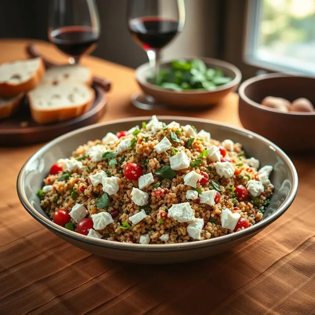 Serving and Storing Your Delicious Mediterranean Quinoa Salad with Feta