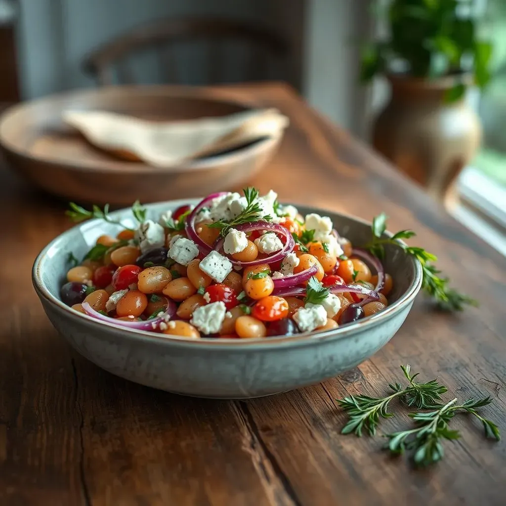 Serving and Storing Your Mediterranean Bean Salad with Red Onion