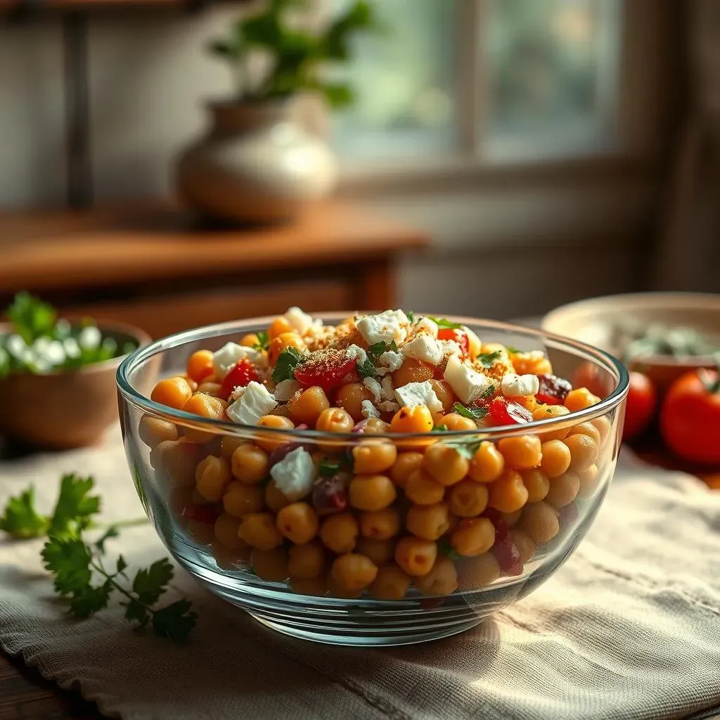 Serving and Storing Your Mediterranean Chickpea Pasta Salad