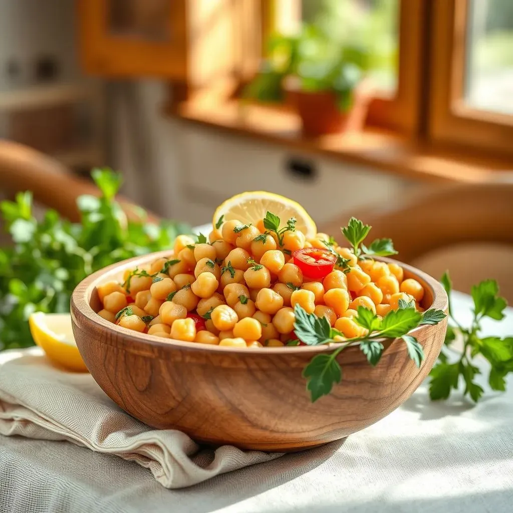 Serving and Storing Your Mediterranean Chickpea Salad with Lemon Dressing