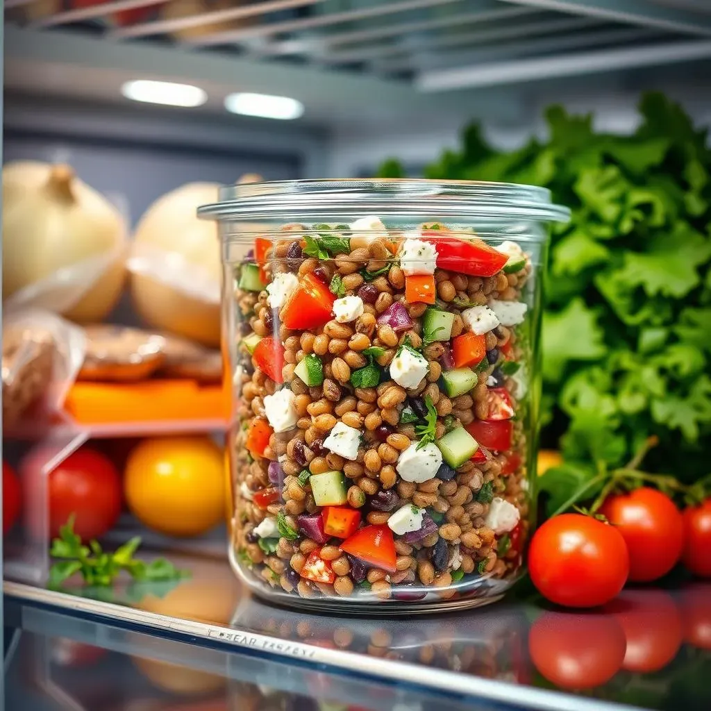 Serving and Storing Your Mediterranean Lentil Salad