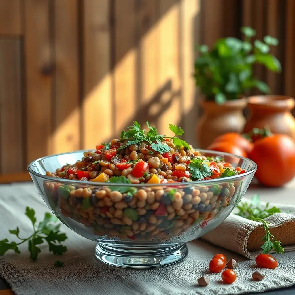 Serving and Storing Your Mediterranean Lentil Salad for Weight Loss