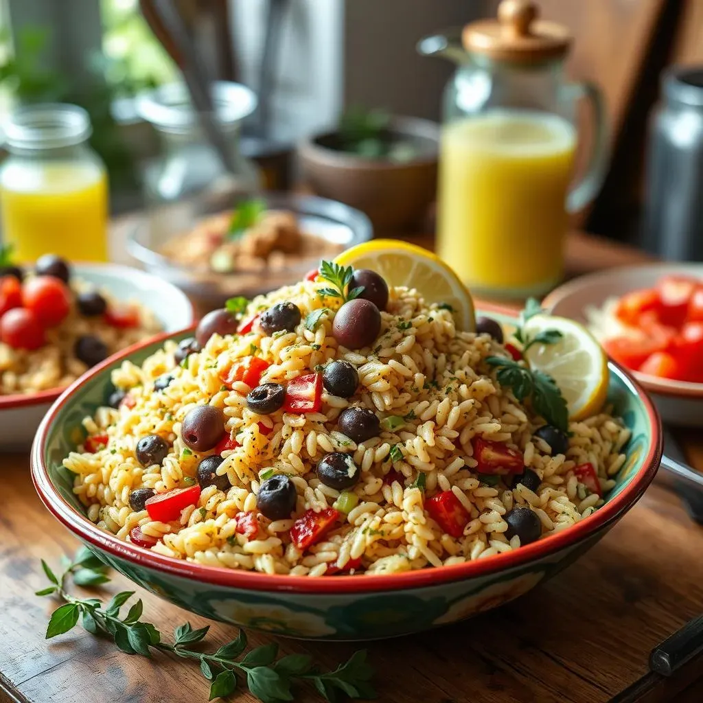 Serving and Storing Your Mediterranean Orzo Salad